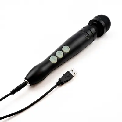 Masažni vibrator Doxy Die Cast 3R, črn