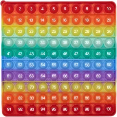 Toy Rainbow Hundreds Chart za otroke - igrače za štetje - priljubljene igrače za otroke