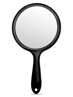 Ročno ogledalo, dvostransko ročno ogledalo, povečevalno steklo z ročajem