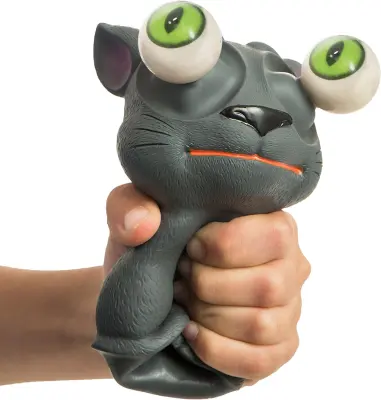 Dazzling Cat - Mehka igračka za lajšanje stresa - Zabavna senzorična fidget za fantke in deklice - Odlična za otroke z avtizmom in ADHD