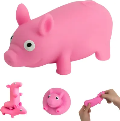 Igrača za stiskanje proti anksioznosti Zabavna roza igračka pujsek Poskakujoča žogica Fidget Igrača Igrača za gnetenje peska Ščepec Lajšanje stresa AD