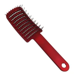 Puhasti glavnik internetnih slavnih glavnik z visoko lobanjo rebrasti glavnik rdeči glavnik rebrasti glavnik za oblikovanje las