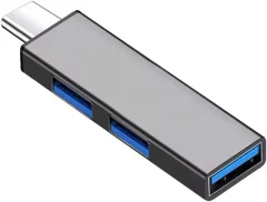 Učinkovito zvezdišče USB C 3-vratno zvezdišče USB3.0 za prenos podatkov 5 Gbps Vrata USB2.0 za 483 Mbps adapter za prenos podatkov USB C zvezdišče