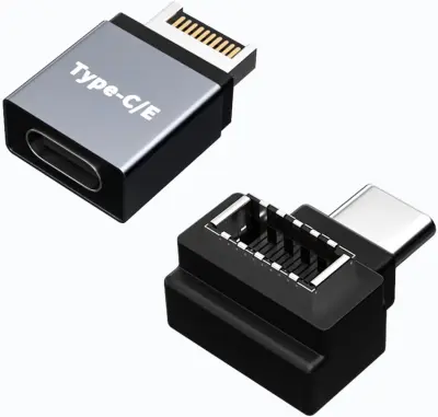 Tip-E moški priključek na tip-C ženski in tip-E ženski/moški notranji adapter tipa-C