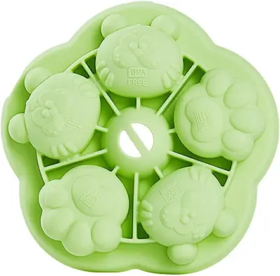 Tigrova glava in tigrova šapa, otroška hrana, silikonski parjeni model za torto, žele, pladenj za led, mlečna krema, riževa moka, sladoledni kalup za