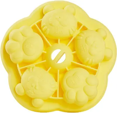 Tigrova glava in tigrova šapa, otroška hrana, silikonski parjeni model za torto, žele, pladenj za led, mlečna krema, riževa moka, sladoledni kalup za