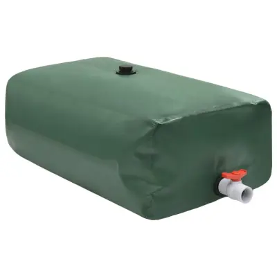 vidaXL Rezervoar za vodo s pipo zložljiv 100 L PVC