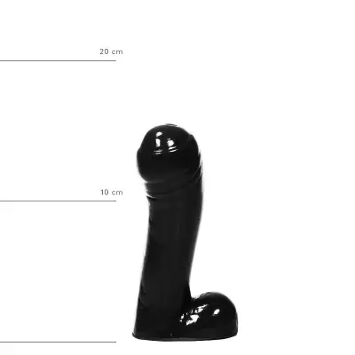 Dildo All Black, 15 cm