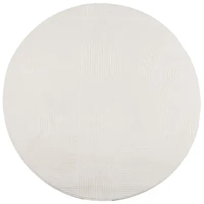 vidaXL Preproga IZA skandinavski videz krem Ø 120 cm