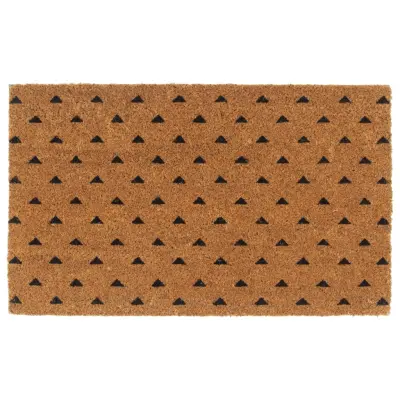 vidaXL Predpražnik naravne barve 45x75 cm tkana kokosova vlakna