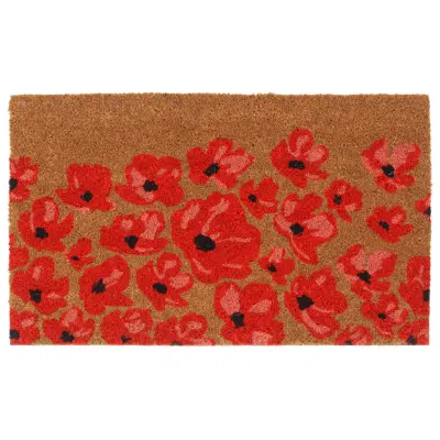 vidaXL Predpražnik naravne barve 45x75 cm tkana kokosova vlakna