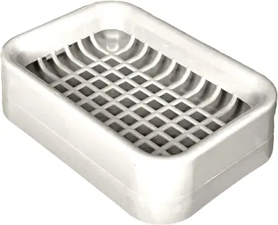 Mrežasti podstavek za milo, dozirnik za milo z dvojnim odtokom, prenosni plastični dozirnik za milo, zelen