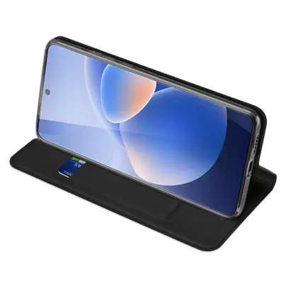 Etui ovitek Skin Pro Bookcase za Vivo X60 črn