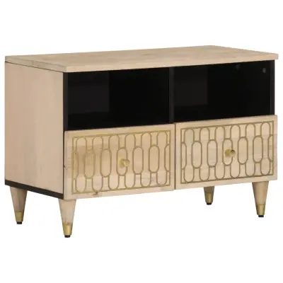 vidaXL TV omarica 70x33x46 cm trden mangov les