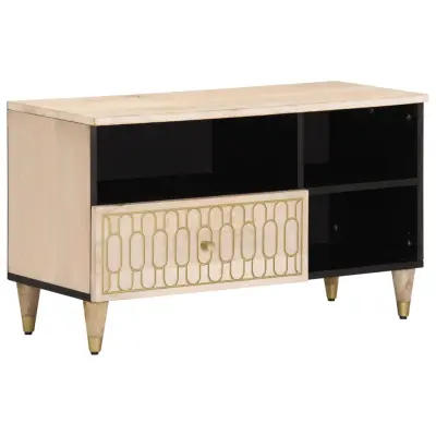 vidaXL TV omarica 80x33x46 cm trden mangov les