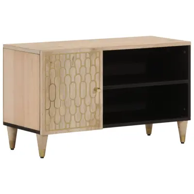 vidaXL TV omarica 80x31x46 cm trden mangov les