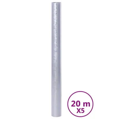 vidaXL Okenska folija 5 kosov matirana 3D vzorec mavrice PVC