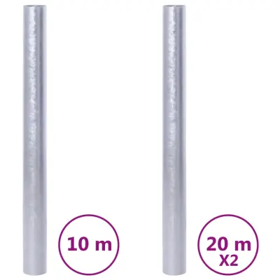 vidaXL Okenska folija 3 kosi matirana 3D vzorec mavrice PVC