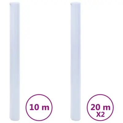 vidaXL Folija za okna 3 kosi statična matirana prozorna siva PVC