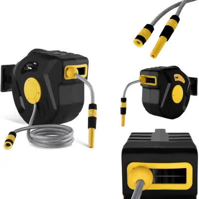 Stenski kolut z vrtno cevjo, priključek 3/4 #8221; dolžina: 22 m