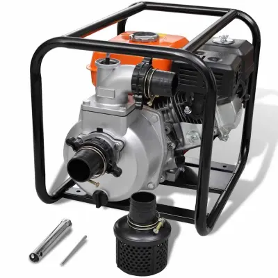 vidaXL Vodna črpalka bencinska 80 mm priključek 4800 W