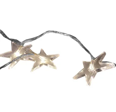 Linder Exclusiv Božična svetlobna veriga 48 LED zvezd tople bele barve