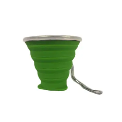 Outdoor Creative Water Cup Creative Gift Food Grade Telescopic Zložljiva Skodelica Spot Silikonska Zložljiva Skodelica