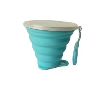 Outdoor Creative Water Cup Creative Gift Food Grade Telescopic Zložljiva Skodelica Spot Silikonska Zložljiva Skodelica