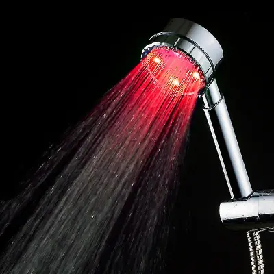 Senzor za temperaturo kopalniškega tuša, 3-barvna LED lučka za tuš