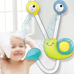 Otroške kopalne igrače za malčke, nadgradnja električnih prh za otroške kopalne igrače z dvojno brizgalno kadjo, otroške vodne igrače (1 kos)