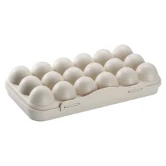 18 mrežasta škatla za shranjevanje jajc, plastično stojalo za jajca, škatla za jajca s pokrovom, škatla za sveža jajca