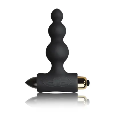 Analni vibrator Petite Sensations Bubbles, črn