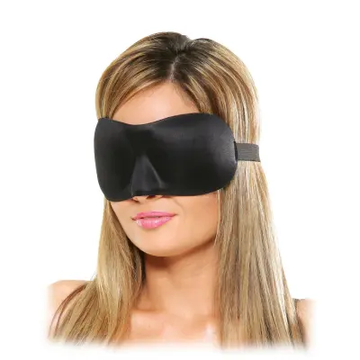Preveza za oči Satin Love Deluxe, črna