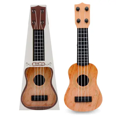 Otroški glasbeni inštrument igrača simulacija mini štiri strunske kitare igrače instrument za glasbeno razsvetljenje