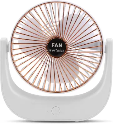 Mini ventilator, mini USB ventilator za ponovno polnjenje, 3-stopenjski nastavljiv ročni 360° vrtljiv ventilator