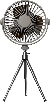 Ventilator na strehi s 3 hitrostmi na stativu, namizni ventilator za spalnico, daljinsko upravljanje
