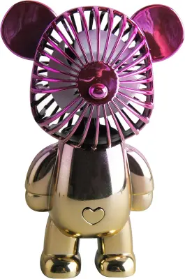 Galvanski Gradient Violent Bear Fan Prenosni USB Ventilator Ročni Namizni