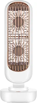 Namizni hladilni ventilator z dvojnimi rezili, tihi namizni ventilator v obliki stolpa