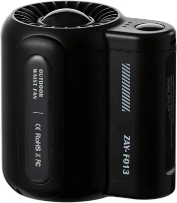 Viseči pasni ventilator, prenosni pasni ventilator za zunanje hlajenje, USB za polnjenje