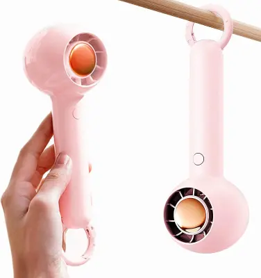 Majhen osebni namizni žep z ventilatorjem, tiha obešalna zanka za ročni trak