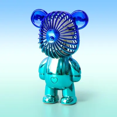 Galvanski Gradient Violent Bear Fan Prenosni USB Ventilator Ročni Namizni