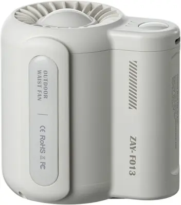 Viseči pasni ventilator, prenosni pasni ventilator za zunanje hlajenje, USB za polnjenje