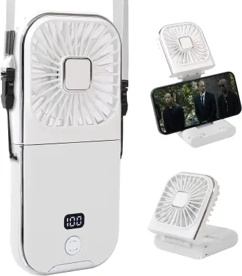 Prenosni digitalni zaslon, osebni ročni ventilator, zložljiv