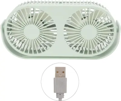Namizni dvoglavi dvokrilni ventilator za aromaterapijo