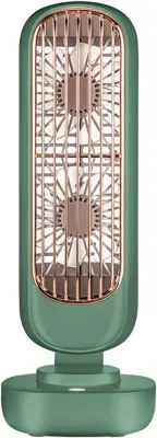 Namizni hladilni ventilator z dvojnimi rezili, tihi namizni ventilator v obliki stolpa