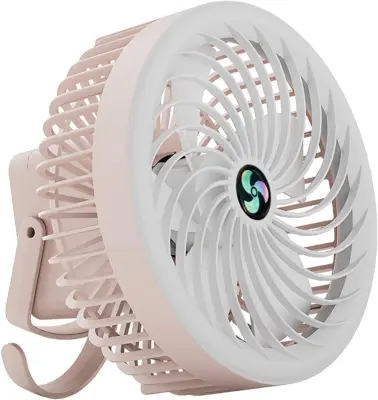 USB namizni ventilator s prilagoditvijo LED Izjemno tih prenosni 3-stopenjski zmogljiv namizni ventilator