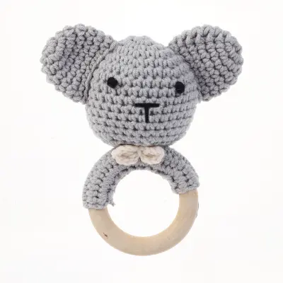 Otroške molarne igrače, pletene volnene igrače, grizala za dojenčke in ropotuljice dude