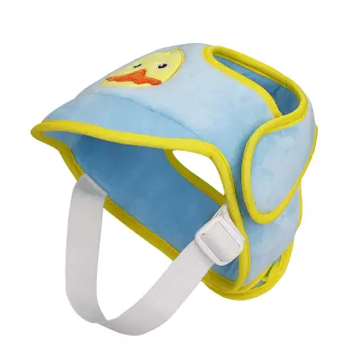 Otroška varnostna čelada, zaščita za glavo, zračna varnostna zaščitna kapica proti trčenju, pas, kapa (račka)