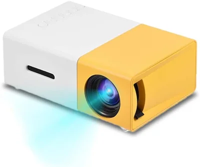 Mini projektor, kratkometni projektor HDMI/USB. Prenosni projektor YG300 4K HD je odličen za otroke ali kot darilo.