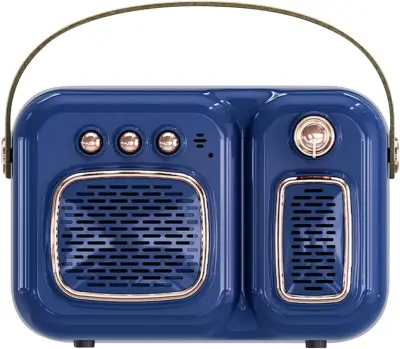 Mini zunanji HD zvočnik Retro brezžični prenosni Bluetooth zvočnik Subwoofer Zunanji prenosni majhen zvočnik